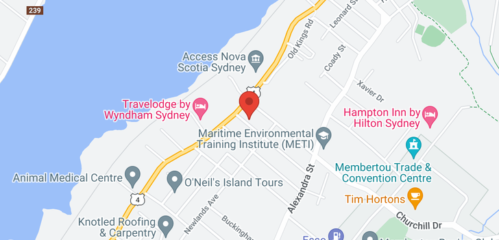map of 17 Harbourview Drive